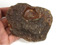 Сердолик, необработанный "дикий" образец, Амурская область, р.Зея (92*70*36 мм, 290 г) №35465