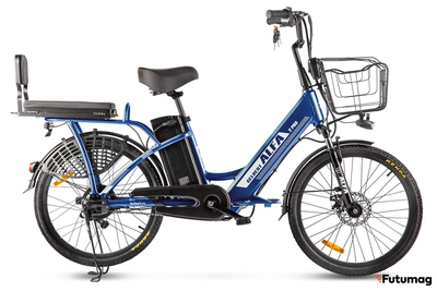 Электровелосипед Gelbert ALFA 2 PRO синий