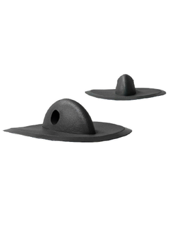 Рым леера  90x30 мм, поперечный, черный