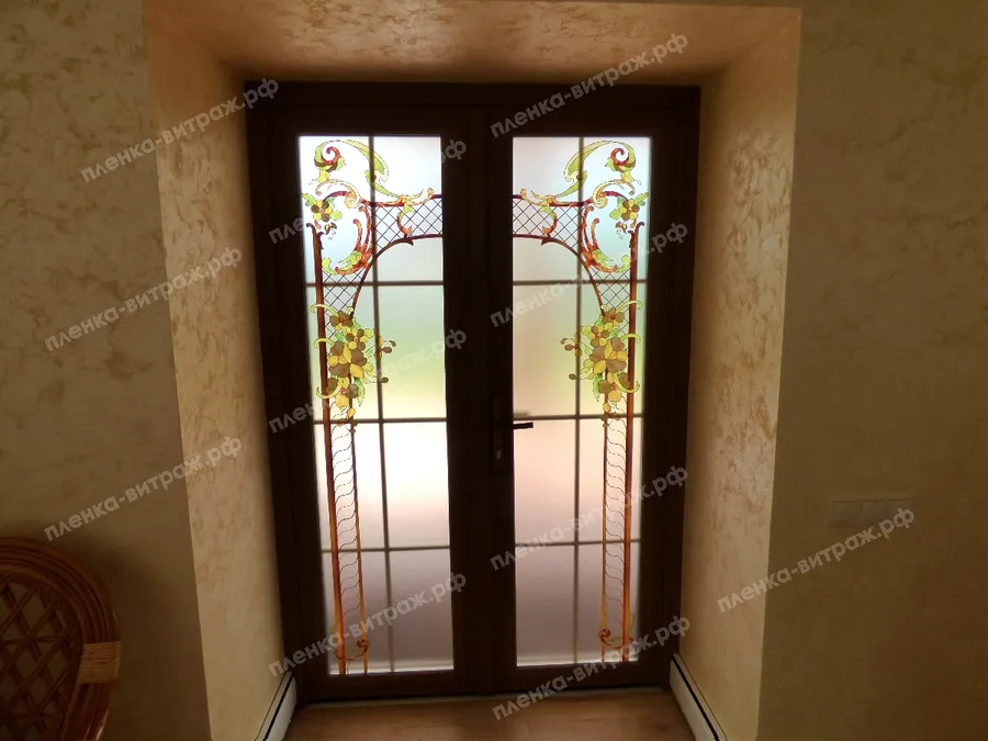 Витражная пленка на окна-11