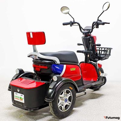 Трицикл GreenCamel Фродо Q2 (60V 500W) дифференциал красный