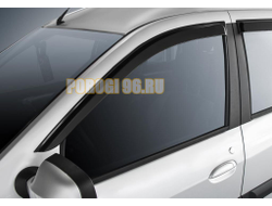 Дефлекторы окон, AutoFlex, для Lada Largus 2012-/Largus Cross 2014-, литьевой поликарбонат, 4 шт.