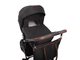 Коляска 3в1 Peppy Monaco Thermo 2026, Black / Черный рама Коричневая (Rise)