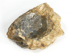 Корунд синий (сапфир), кристалл, Индия (44*36*20 мм, 56,5 г) №36097