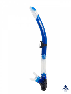 Маска с трубкой Sargan "НЕРО" черно-синий