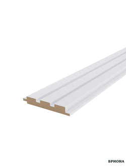 ПАНЕЛЬ СТЕНОВАЯ РЕЕЧНАЯ  МДФ Белое Дерево 2800X119X16