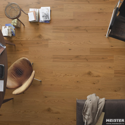 Паркетная доска Meister PS 300 Residence Дуб Витал 8377 в интерьере