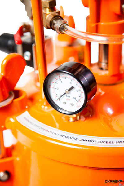 ASPRO-20L-A красконагнетательный бак с авто мешалкой