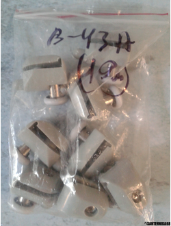 Ролики для душевой кабины LS001 Комплект 8 шт (4 верхних и 4 нижних)