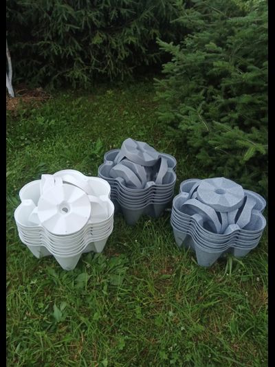 Вертикальная грядка &quot;Лея&quot; (имитация камня гранит)