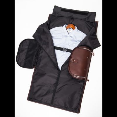 Кожаный портплед / дорожная сумка Milano Premium 
brown (арт. 4035-53)