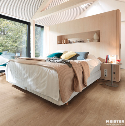 Ламинат MEISTER 6863 Дуб Чистый спокойный в интерьере