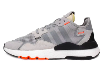 Adidas Originals Nite Jogger Gray (серые с белым)