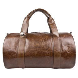 Кожаная дорожная сумка Faenza Premium brown (арт. 
4033-02)