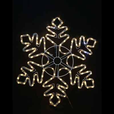 Снежинка световая 65см фигура из дюралайта с мерцанием