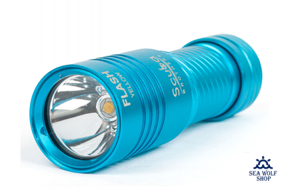 Фонарь подводный Scuba Brothers Flash BLUE 2000Lm L2, теплый белый
