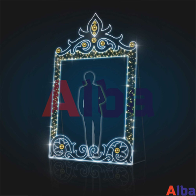 Световая фотозона Селфи-рамка Винтаж