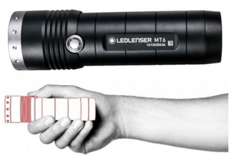 Ручной фонарь LED LENSER MT6, черный  [500845]