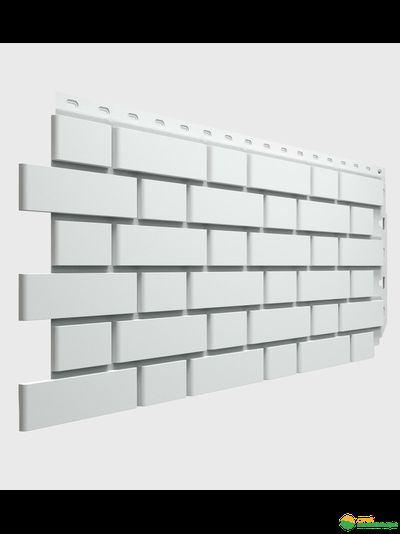 Панель фасадная FLEMISH белый 1095х420 мм, (0,46м2)