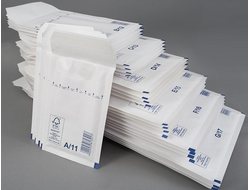 Пакет с воздушной подушкой C/13 белый без штрих-кода (170х225мм+50мм клапан)