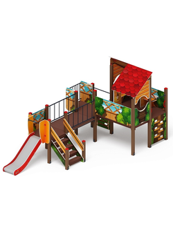 «Теремок» ДИК 1.07.01-01 H=900 игровой комплекс