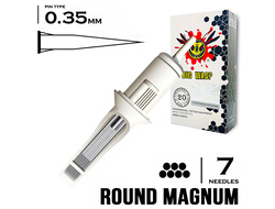 7RM/0,35 mm - Round Magnum "BIG-WASP" (STANDARD WHITE)
