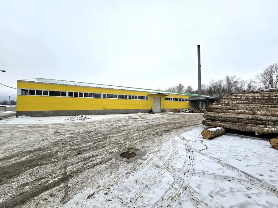 Здание цеха палочек для мороженого