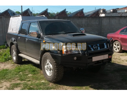 Передний силовой бампер серии Трофи на NISSAN NP300 2010-2015 (02.016.03)