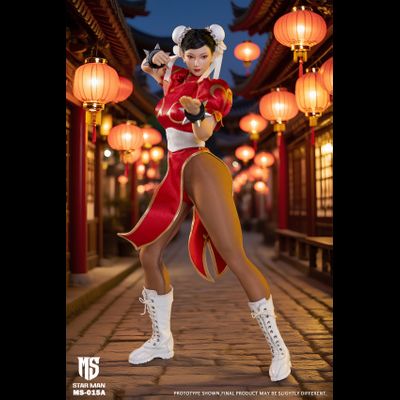 ПРЕДЗАКАЗ - Чун Ли в красном (серия Street Fighter)  - Коллекционная ФИГУРКА 1/6 Female Fighter Red Version (MS-015A) - STAR MAN ?ЦЕНА: 22500 РУБ.?