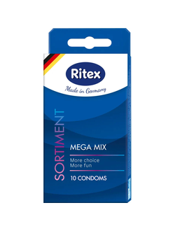 Презервативы Ritex SORTIMENT №10, ассорти, латекс, 18 см