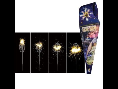 ФИГУРНАЯ БЕНГАЛЬСКАЯ СВЕЧА РОЖДЕСТВЕНСКАЯ ЗВЕЗДА