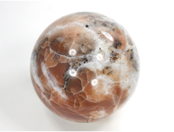 Шар Агат, Кварц, Халцедон, Бразилия (55 мм, 256 г) №29962