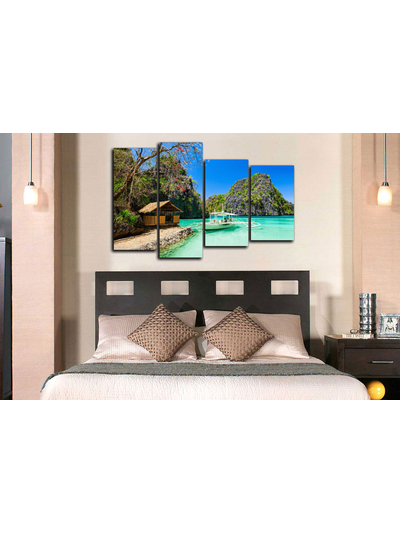 Модульная картина &quot;Райский уголок&quot;