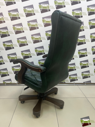 Кресло для руководителя  Классик-люкс кожа/кож.зам