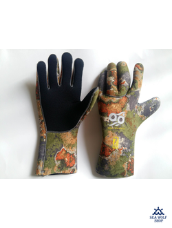 Перчатки неопреновые 7мм AquaDiscovery "Camo" ОП р.L