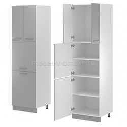 ЛЕ273 Пенал кухонный "Аляска" ПСВ-60. Размер: 600*2150*566