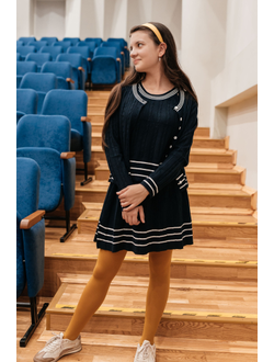 Комплект для девочки 3 в 1 синий