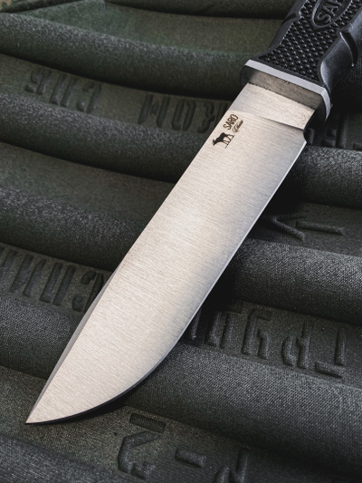 ТАКТИЧЕСКИЙ НОЖ ФИНСКИЙ сталь Х12МФ, рукоять резина, НОЖНЫ ABS, спуски от обуха