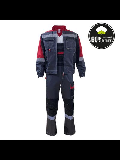 Костюм ФОРМУЛА КОТТОН с полукомбинезоном
