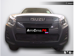 Premium защита радиатора ISUZU D-MAX (2019-2021) из 2-х частей