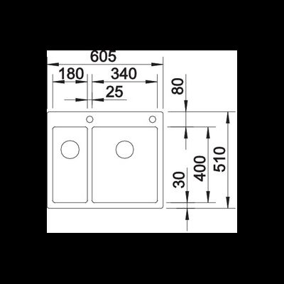 Мойка Blanco Claron 340/180-IF/A