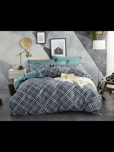 Постельное белье мако-сатин полутороспальное 150x200x1 180x230x1 50x70x1 70x70x1 TIS04-871