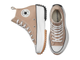 Кеды Converse Run Star Hike на платформе высокие бежевые