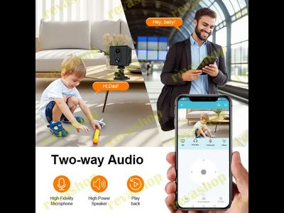 Мини-камера видеонаблюдения 4G 3000 мАч 3 Мп 1080P Full-HD с функцией ночного видения