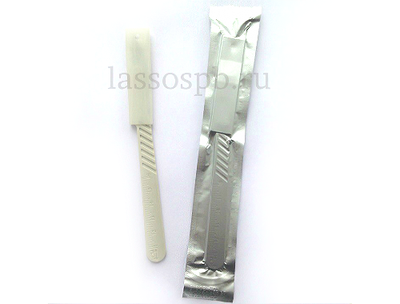 Cкальпель одноразовый лезвие углеродистая сталь №11