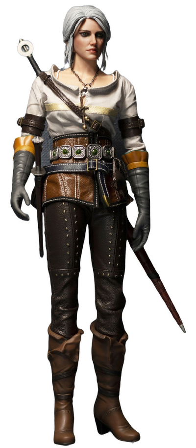 Цири (Цирилла, The Witcher III) - КОЛЛЕКЦИОННАЯ ФИГУРКА 1/6 Lady of space and time Ciri (K-001) - JKTOYS