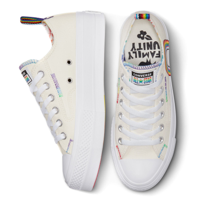 Заказать в Москву Converse All Star Move Ox Rainbow кремовые A02264C