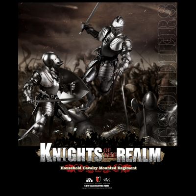 Рыцари (набор из 2 фигур) с лимитированными аксессуарами - КОЛЛЕКЦИОННАЯ ФИГУРКА 1/6 scale Action figure DIE-CAST ALLOY 1/6 SERIES OF EMPIRES - KNIGHTS OF THE REALM - HOUSEHOLD CAVALRY MOUNTED REGIMENT (DOUBLE FIGURE SET) (SE038) - COOMODEL