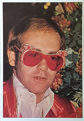 Elton John Музыкальные открытки, Original Music Card, винтажные почтовые открытки, Intpressshop