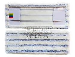 МОП микрофибра с синим абразивом, 40 см